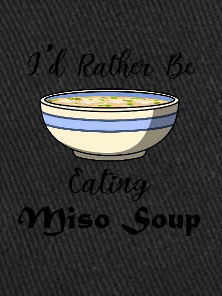 Miso-Suppe, Nudeln, Ramenfutter essen