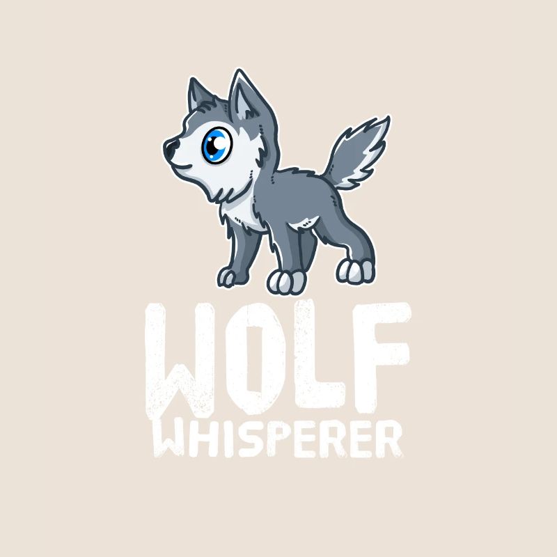 Funny Wolf Lover Wolf Whisperer