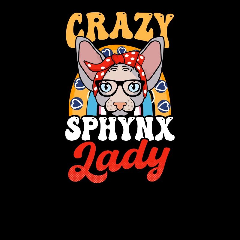 Sphynx Cat Crazy Sphynx Lady
