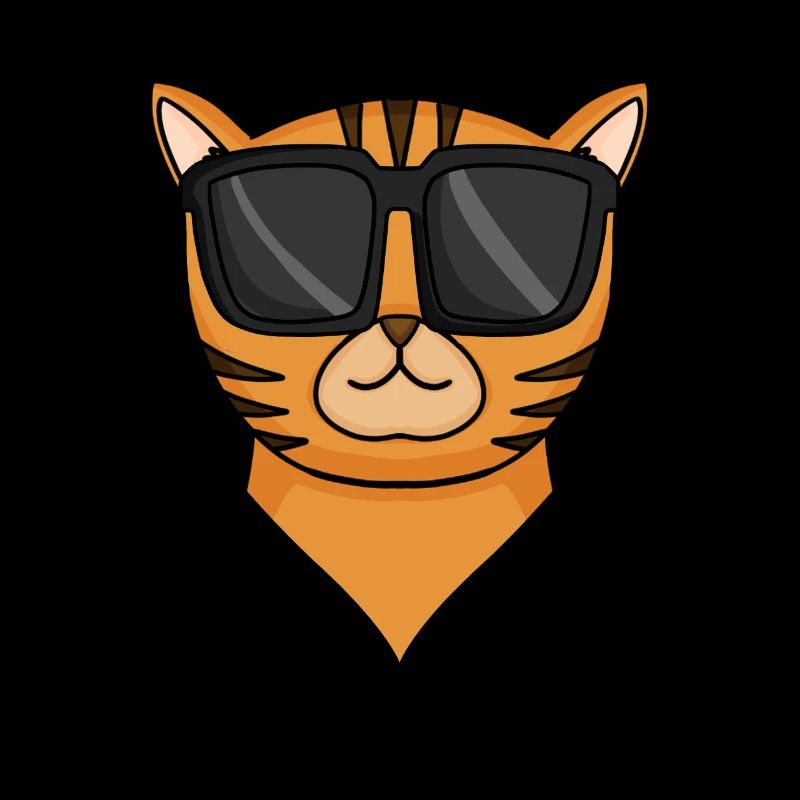 Chat Bengal Cat avec lunettes de soleil