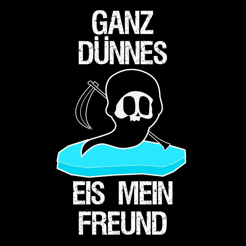 Sensenmann Ganz dünnes Eis Grim Reaper