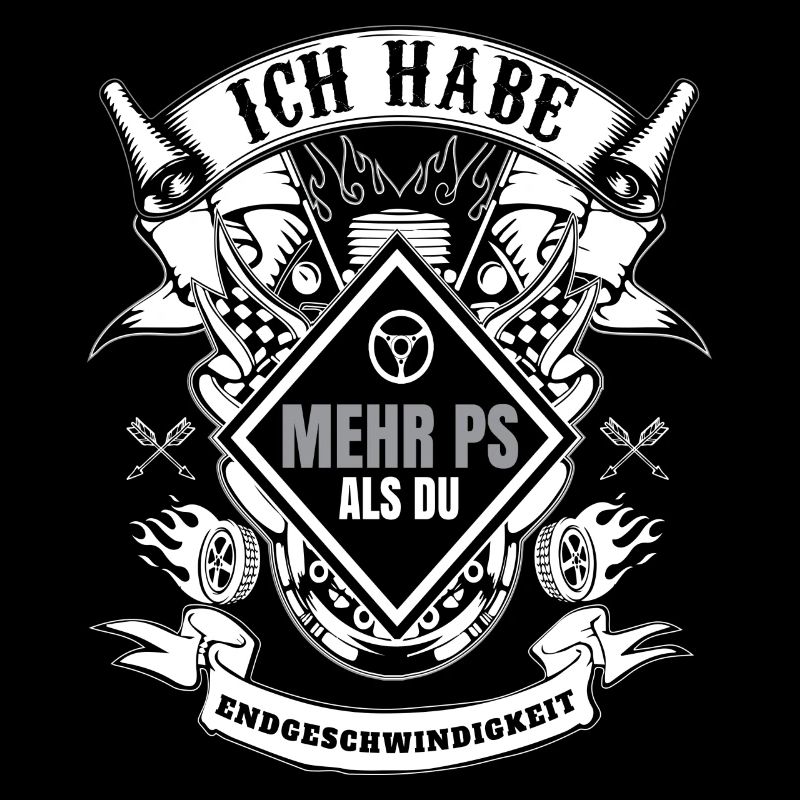 Ich habe mehr PS als du Endgeschwindigkeit