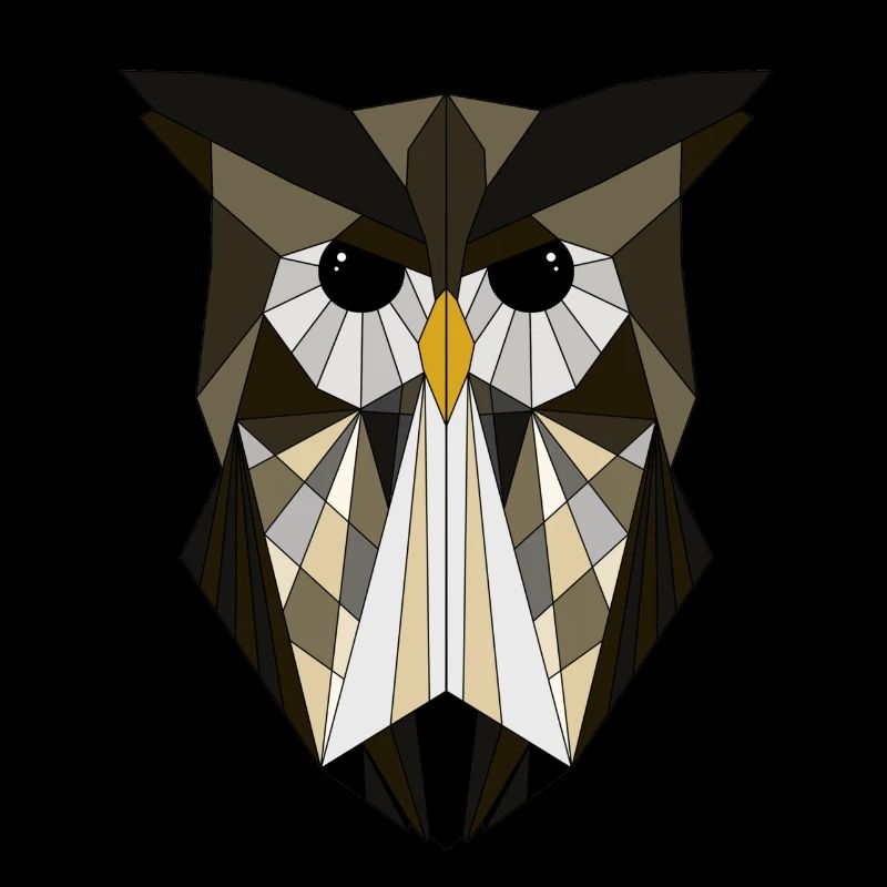 Eule geometrisch