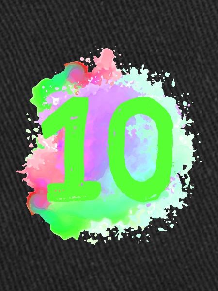 10 Number of blobs