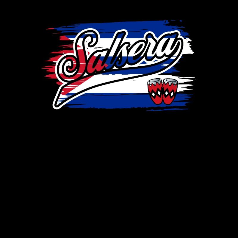 Cuba Salsa Dancer Salsera Cuban Flag