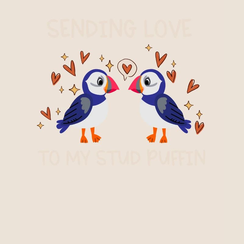 Envoyer de l’amour à ma relation amoureuse Stud Puffin