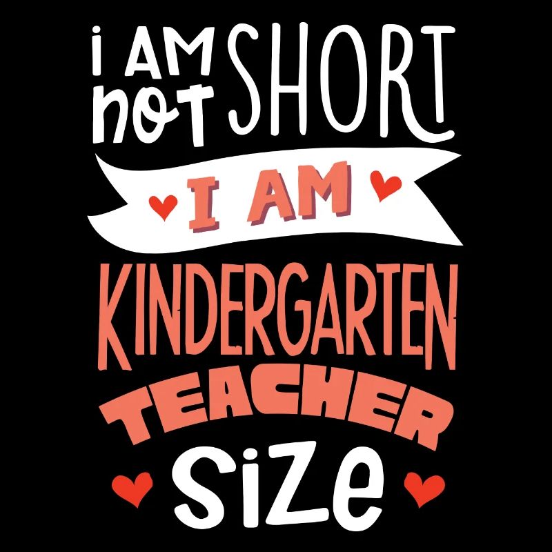 Je suis un enseignant de maternelle La taille de l’enseignant