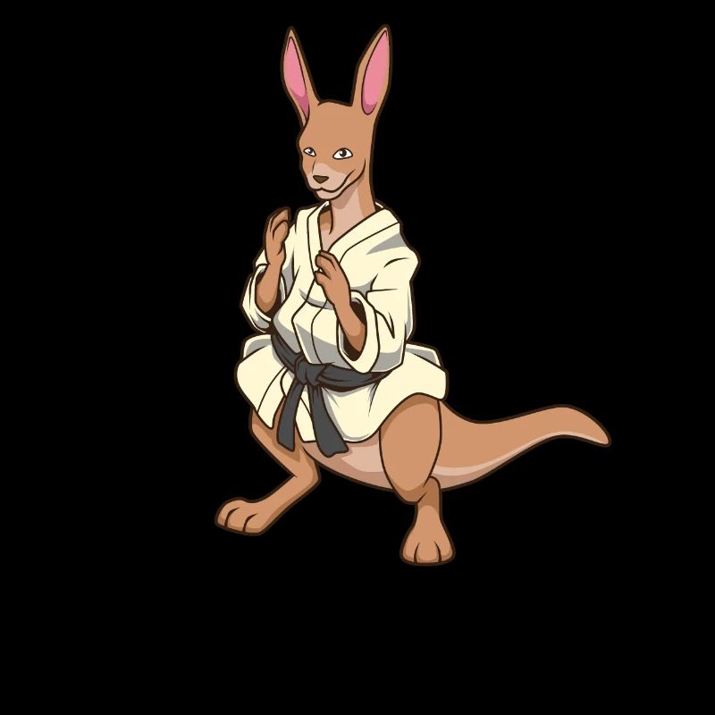 Comic Kangaroo makes judo