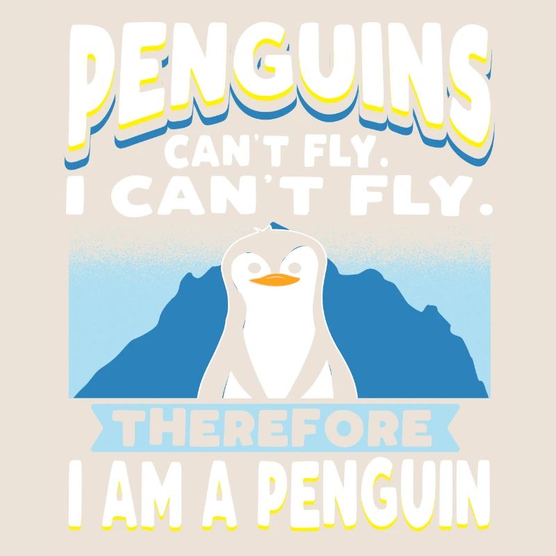 Les pingouins ne peuvent pas voler Drôle de pingouin