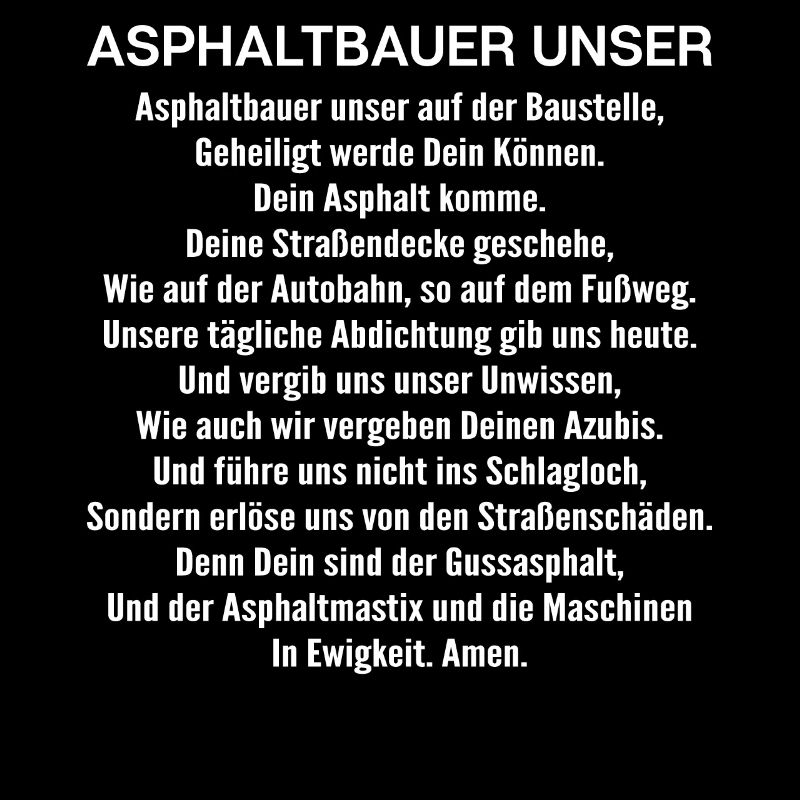 Asphaltbauer Asphaltierer Schwarzstraßenbauer