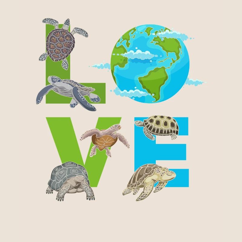LOVE Turtles Earth Day Turtle Environment Save