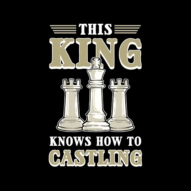 This King Knows How To Castling Chess Board Game
