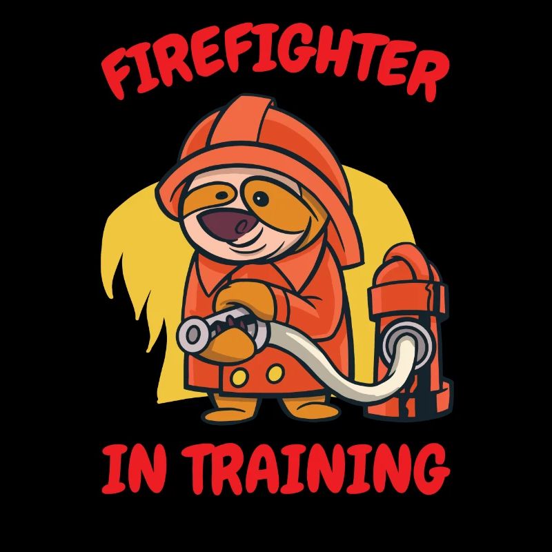 Firefighter in training for children