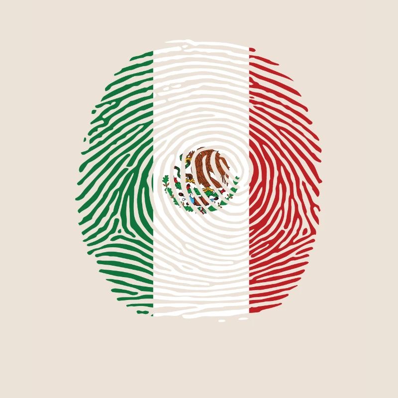 empreinte digitale du drapeau mexicain