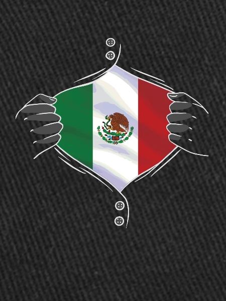 drapeau mexicain fier
