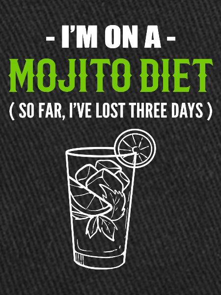 Mojito Diet Strong Drinker Cadeau