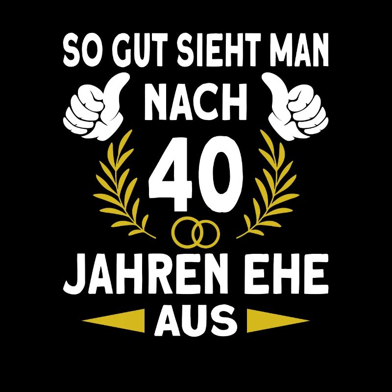 Rubinhochzeit 40 Hochzeitstag Ehemann Ehefrau