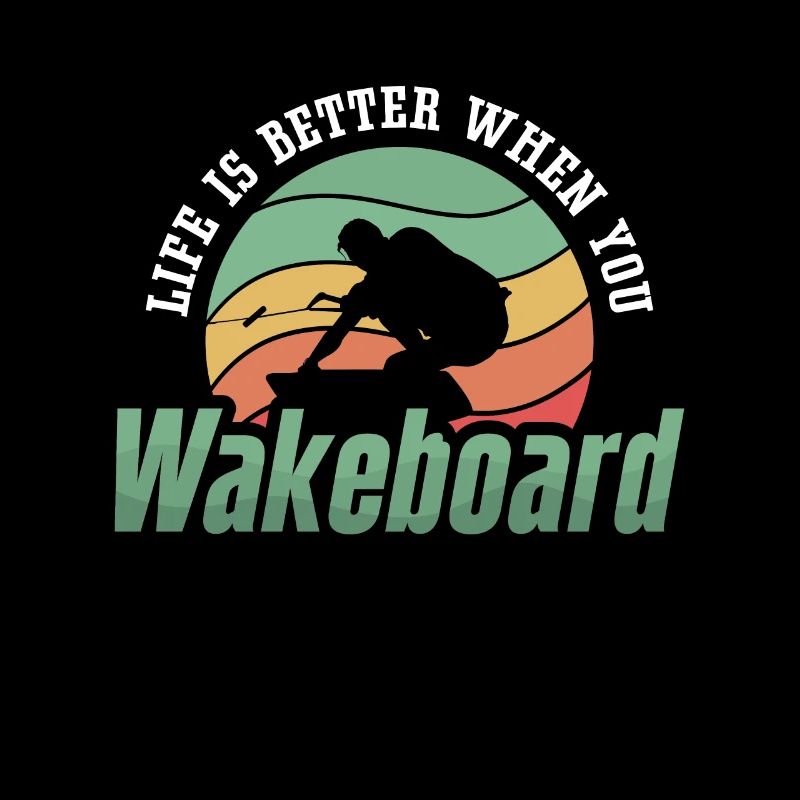 Wakeboard Wakeboarder Wakeboarding Wake Cadeau
