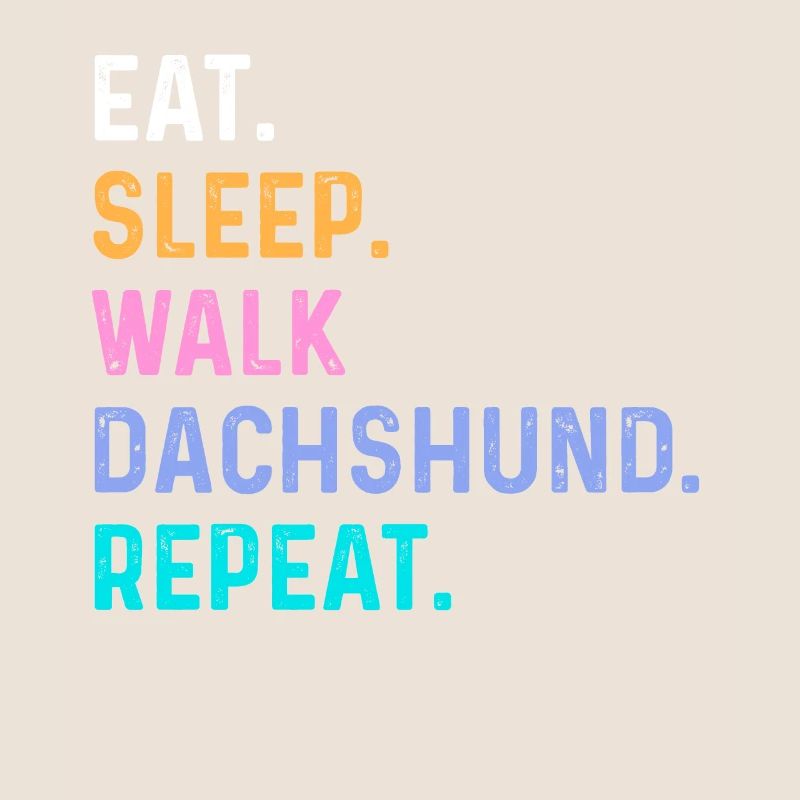 Mangez sleep walk Teckel Répéter