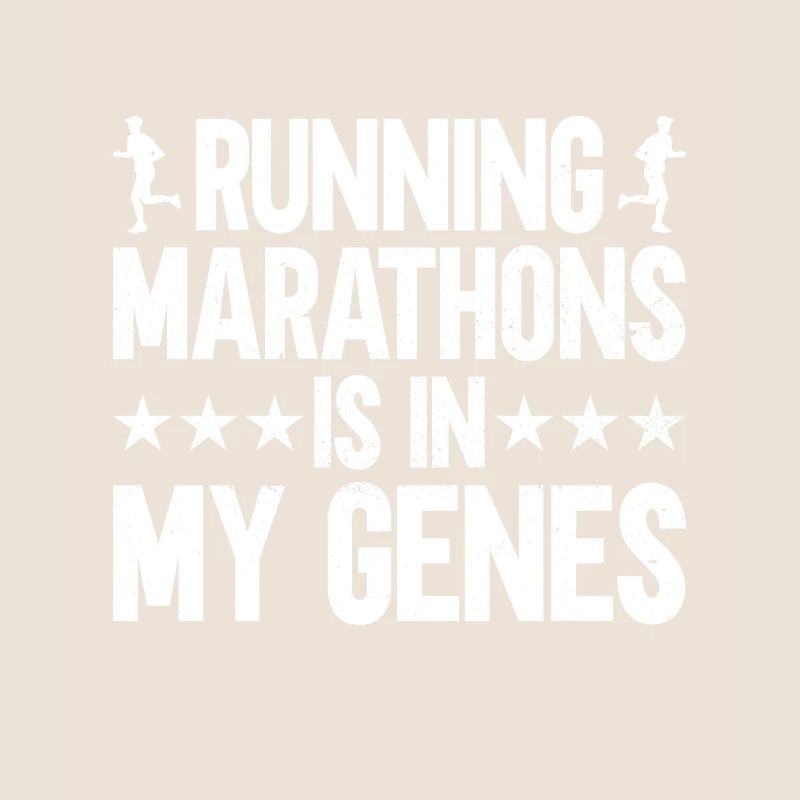 Courir un marathon est dans mes gènes Jogging