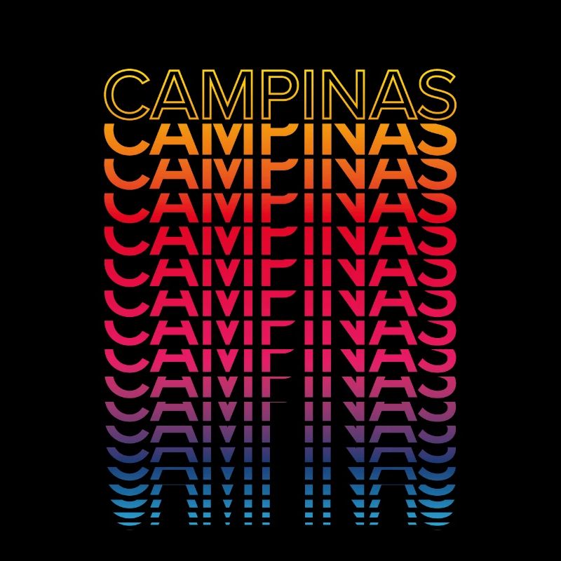 Retro Nostalgisch Stadt - Regenbogen Campinas