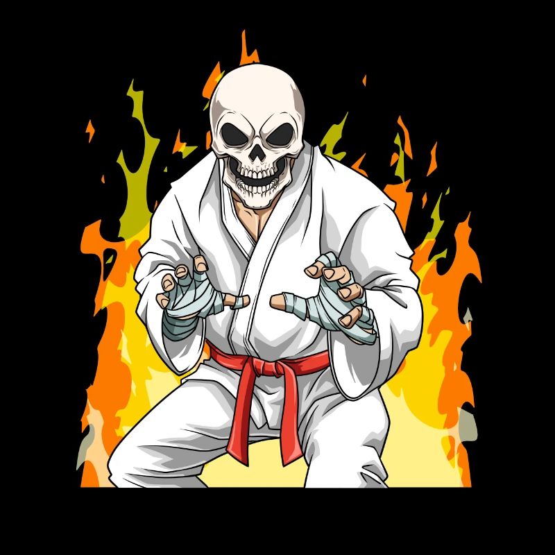 Jiu Jitsu Skeleton - BJJ MMA und Grappling