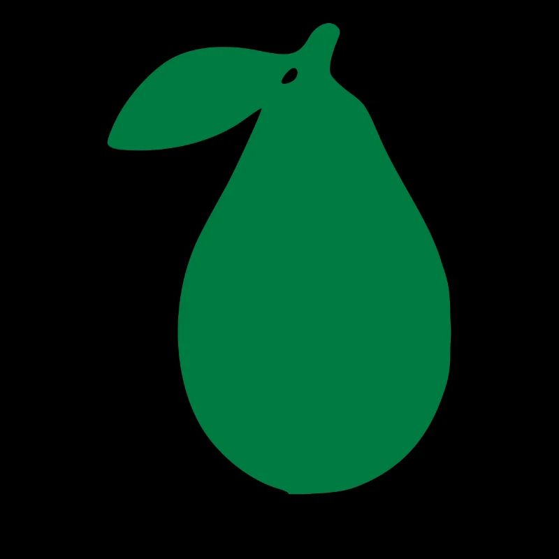 Avocat drôle de fruit cadeau