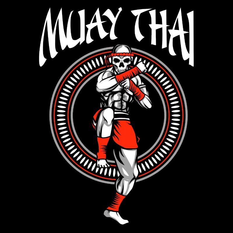 Muay Thai Skeleton Thaiboxen und Kickboxen