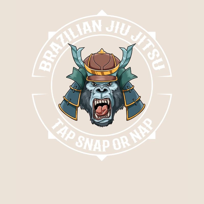 Jiu Jitsu Gorilla Samurai - Kämpfen MMA BJJ