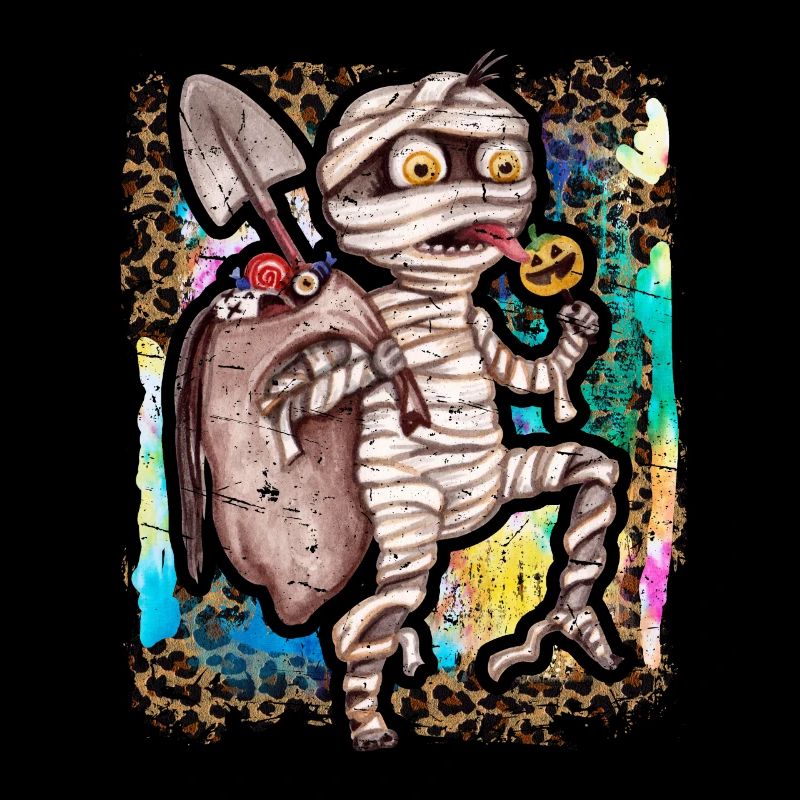 Halloween Zombie Momie Tie Dye