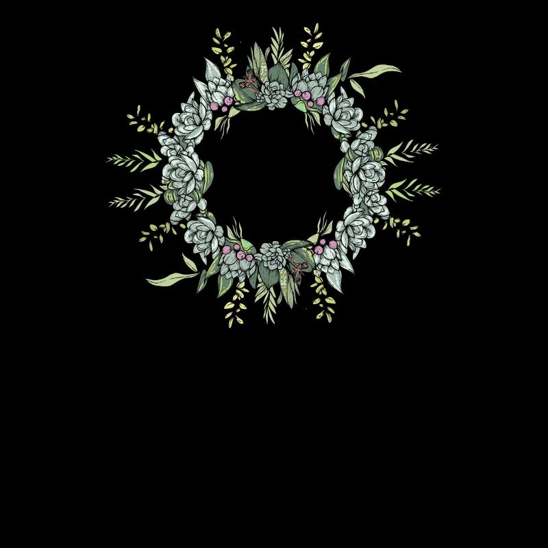 Couronne de fleurs d’eucalyptus I Team Mariage Mariage Boho