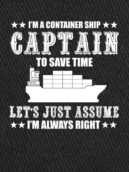 Container ship Captain
