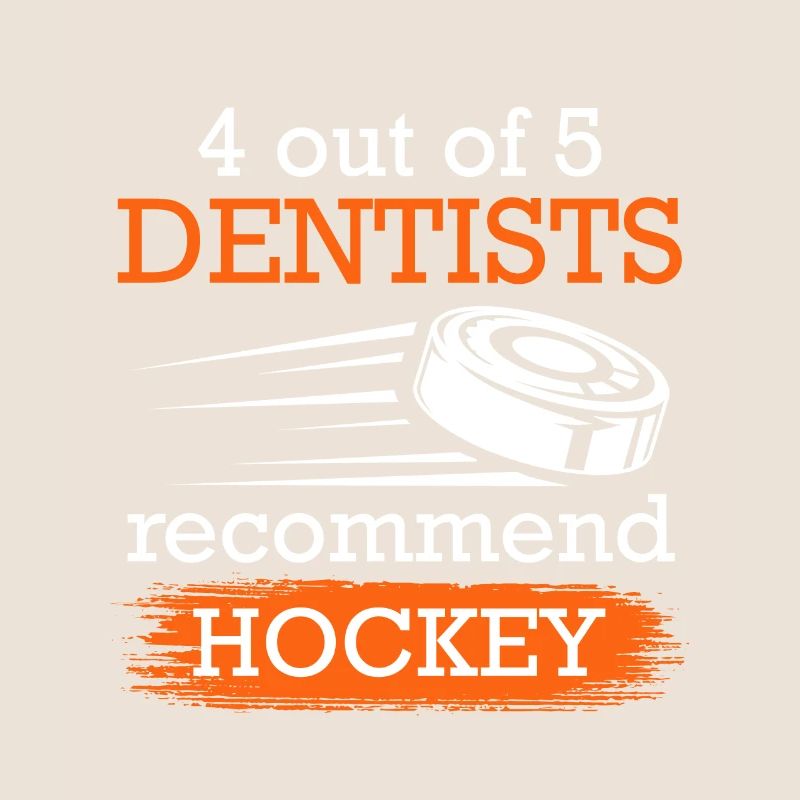 4 dentistes sur 5 recommandent le hockey
