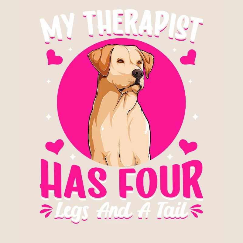 Labrador Retriever Therapeut Hat Vier Beine