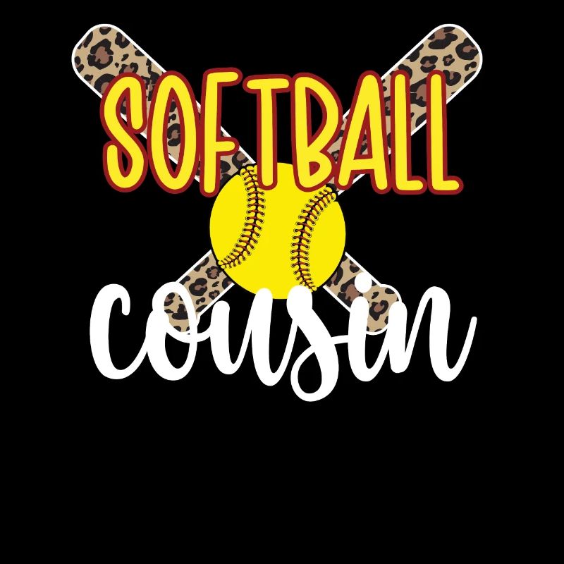 Softball-Cousin Stolzer Softballspieler-Cousin