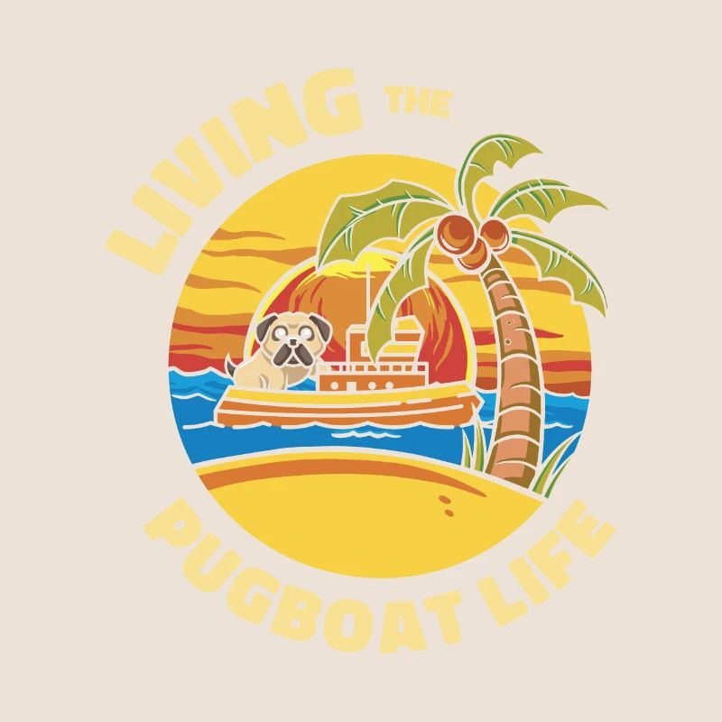 Schlepper Mopsboot Leben Segeln Mops Eigner Boot