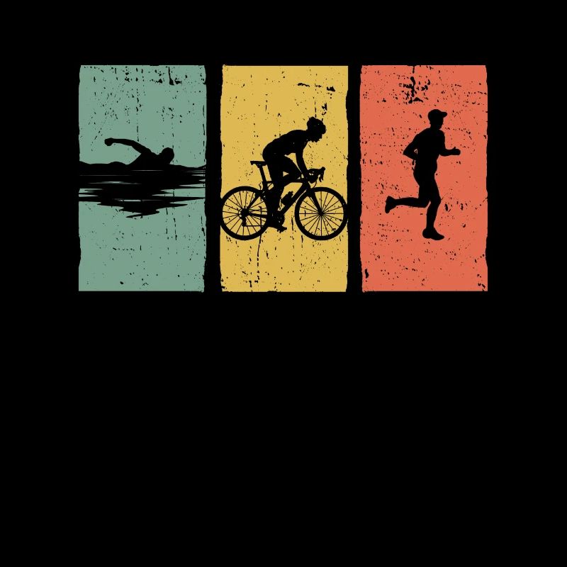 Triathlon Training Triathlet Lustiger Triathlon