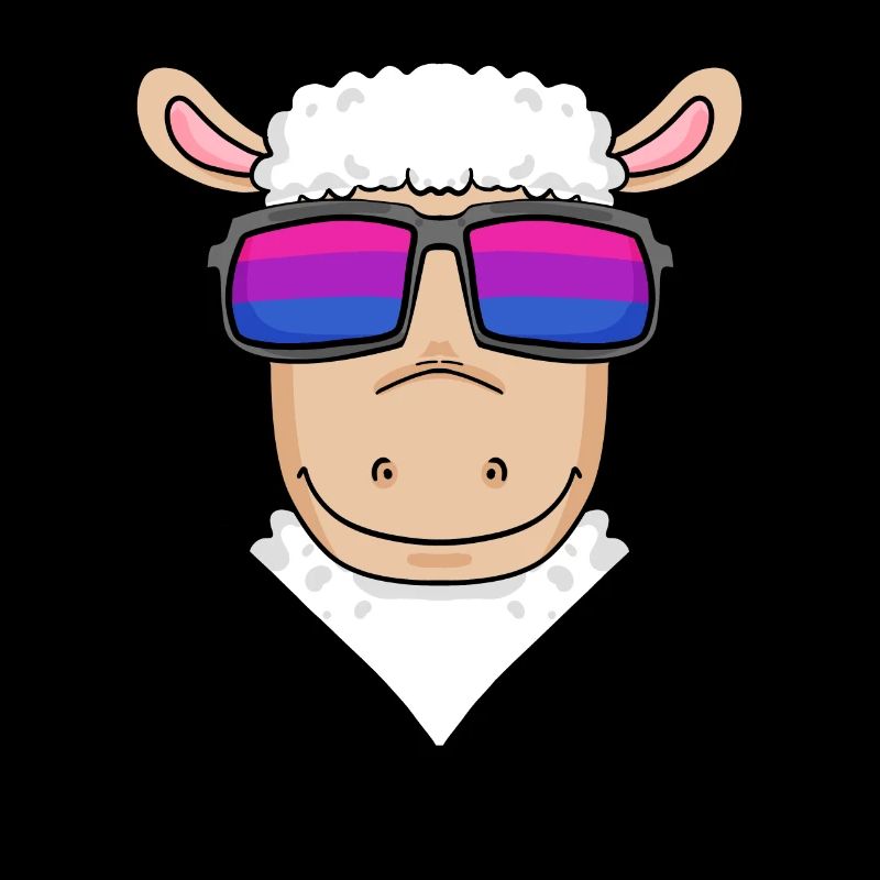 Bisexuell Schaf - Schaf mit Brille