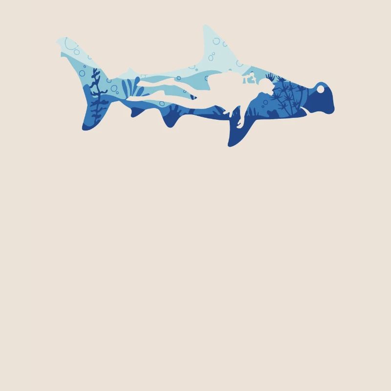 Plongeurs requins-marteaux