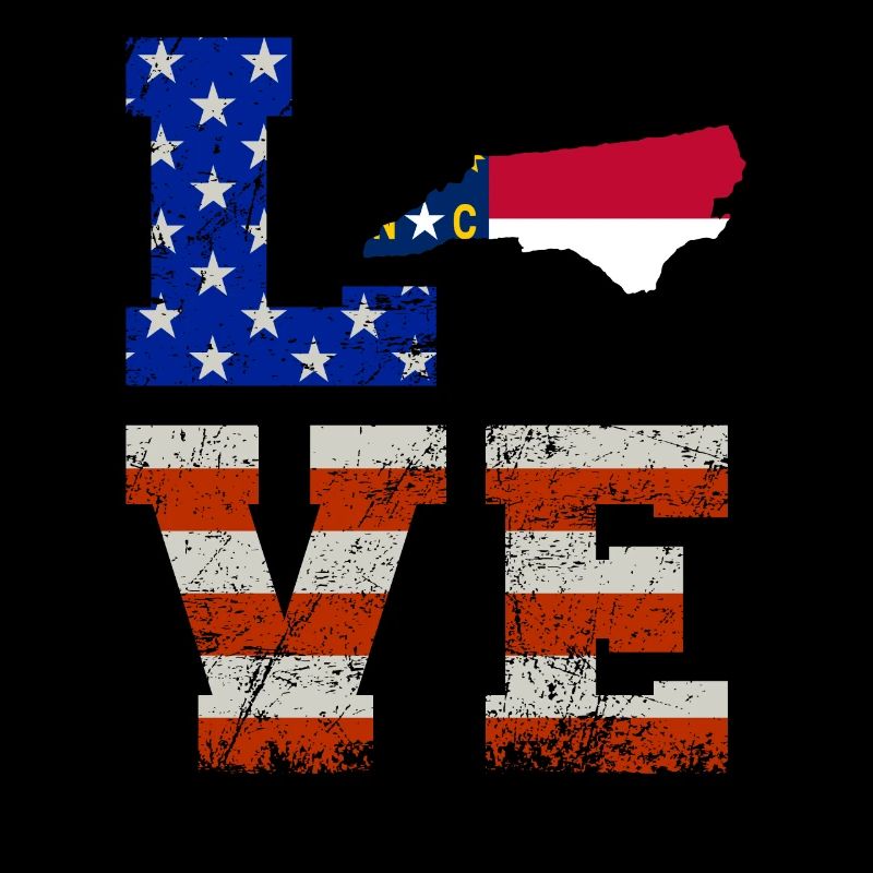 Liebe North Carolina Geschenk