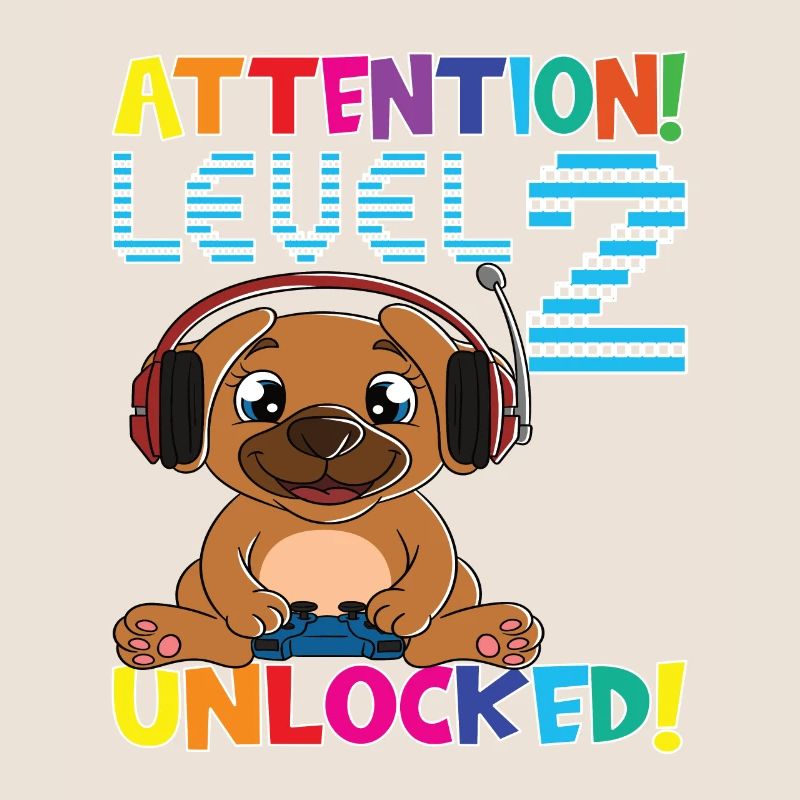 Attention Level 2 Unlocked Birthday
