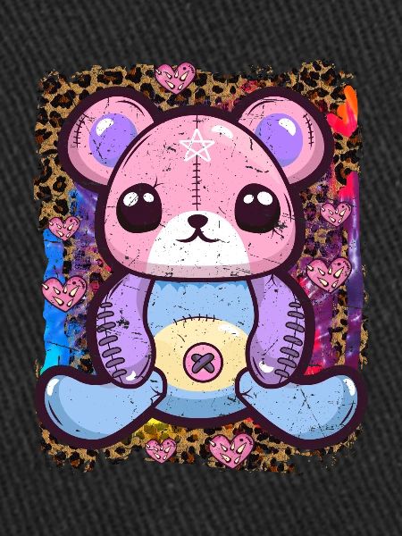 Kawaii Goth Teddy Bear