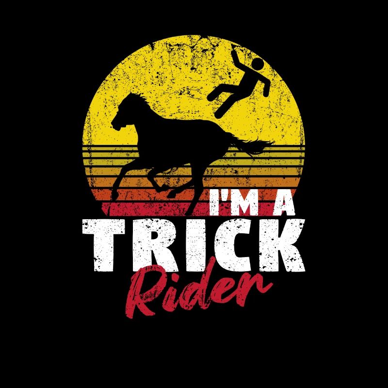 Reiten Lustige Reiter Ich bin ein Trick-Reiter