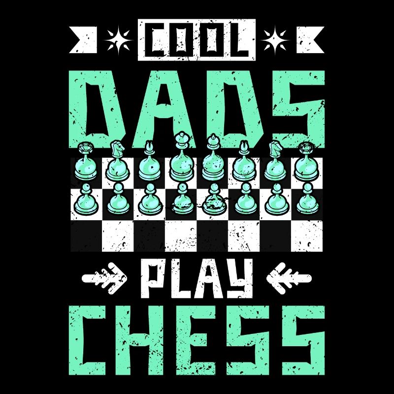 cool dads play chess