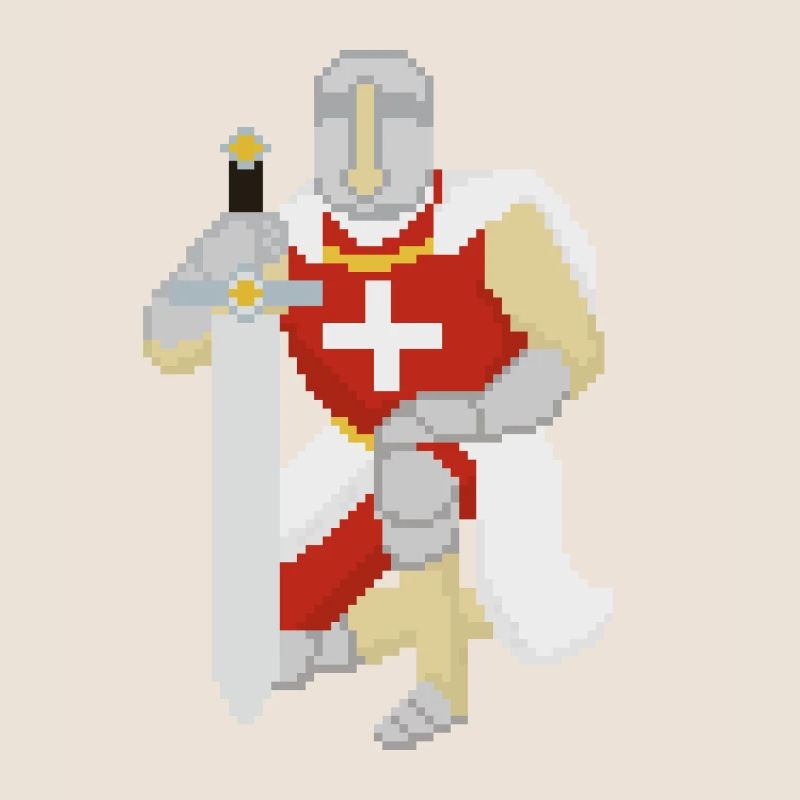 Retro Pixel Knight