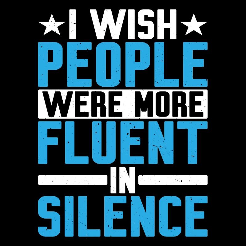J’aimerais que les gens soient plus à l’aise dans le silence