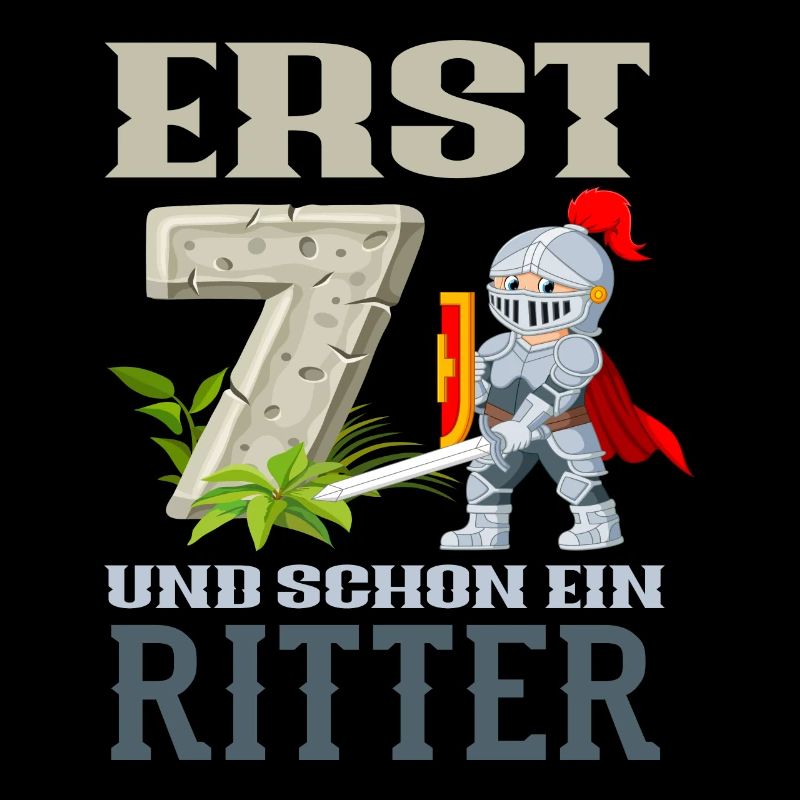 Ritter 7. Geburtstag Jungs Geschenk
