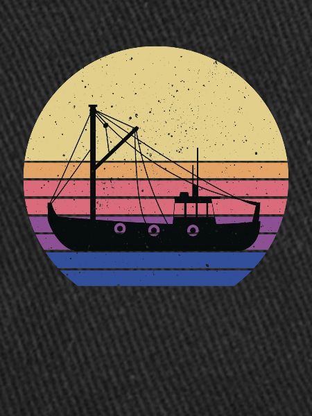 Fischkutter Retro Design