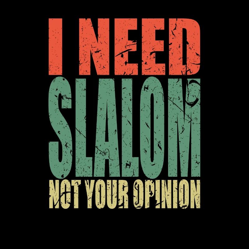 Slalom Spruch lustig