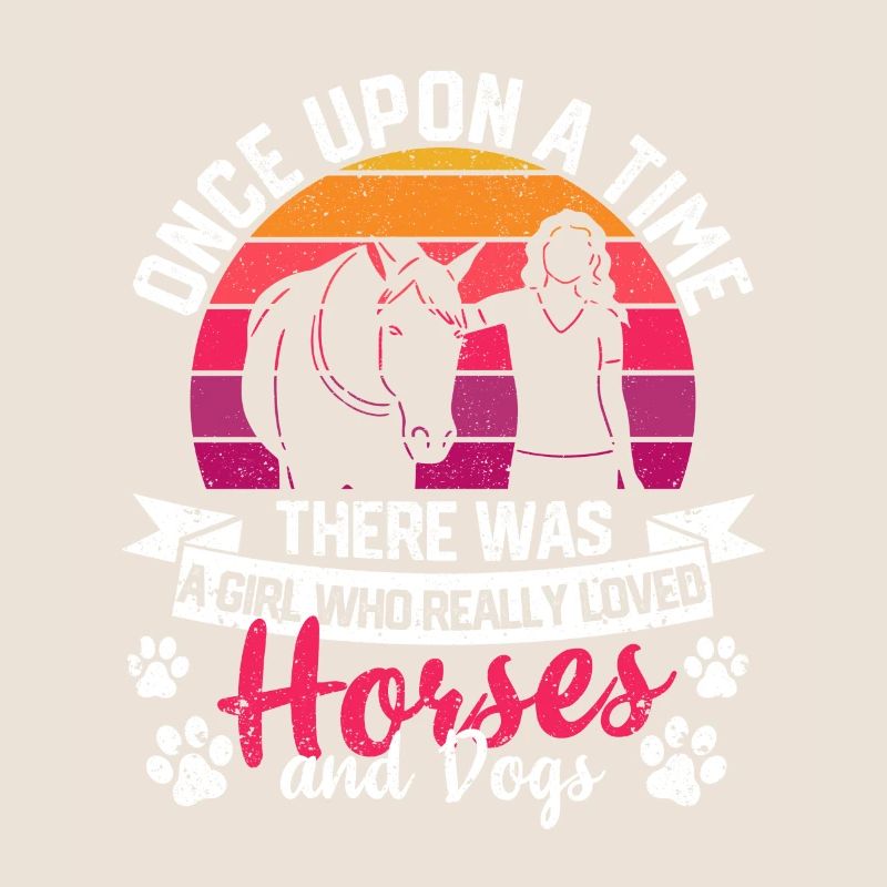 Es war einmal ein Mädchen, das Pferde und Hunde
